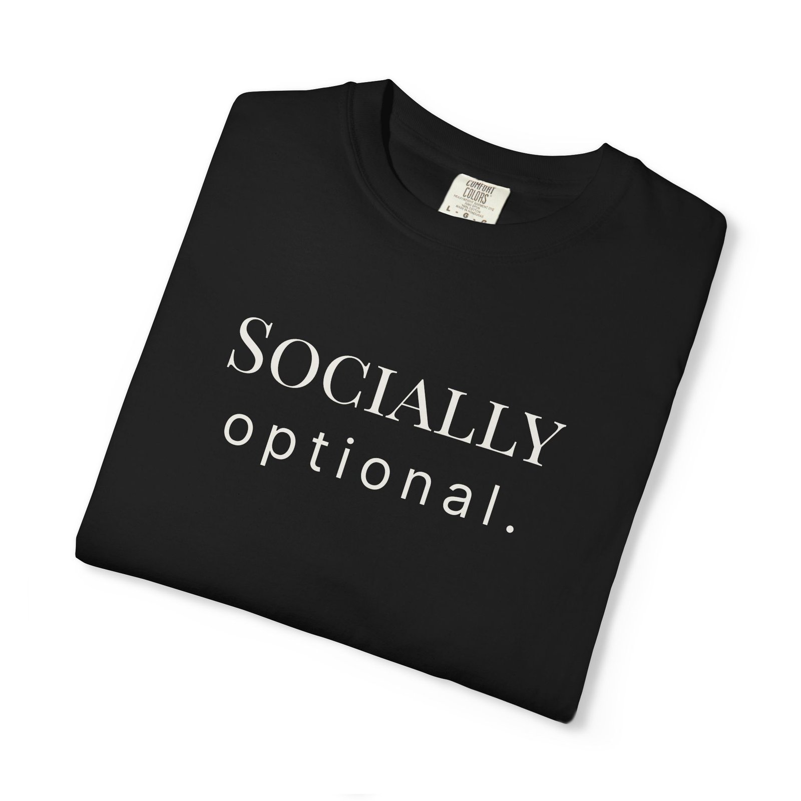 socially optional. t shirt socially optional. t shirt
