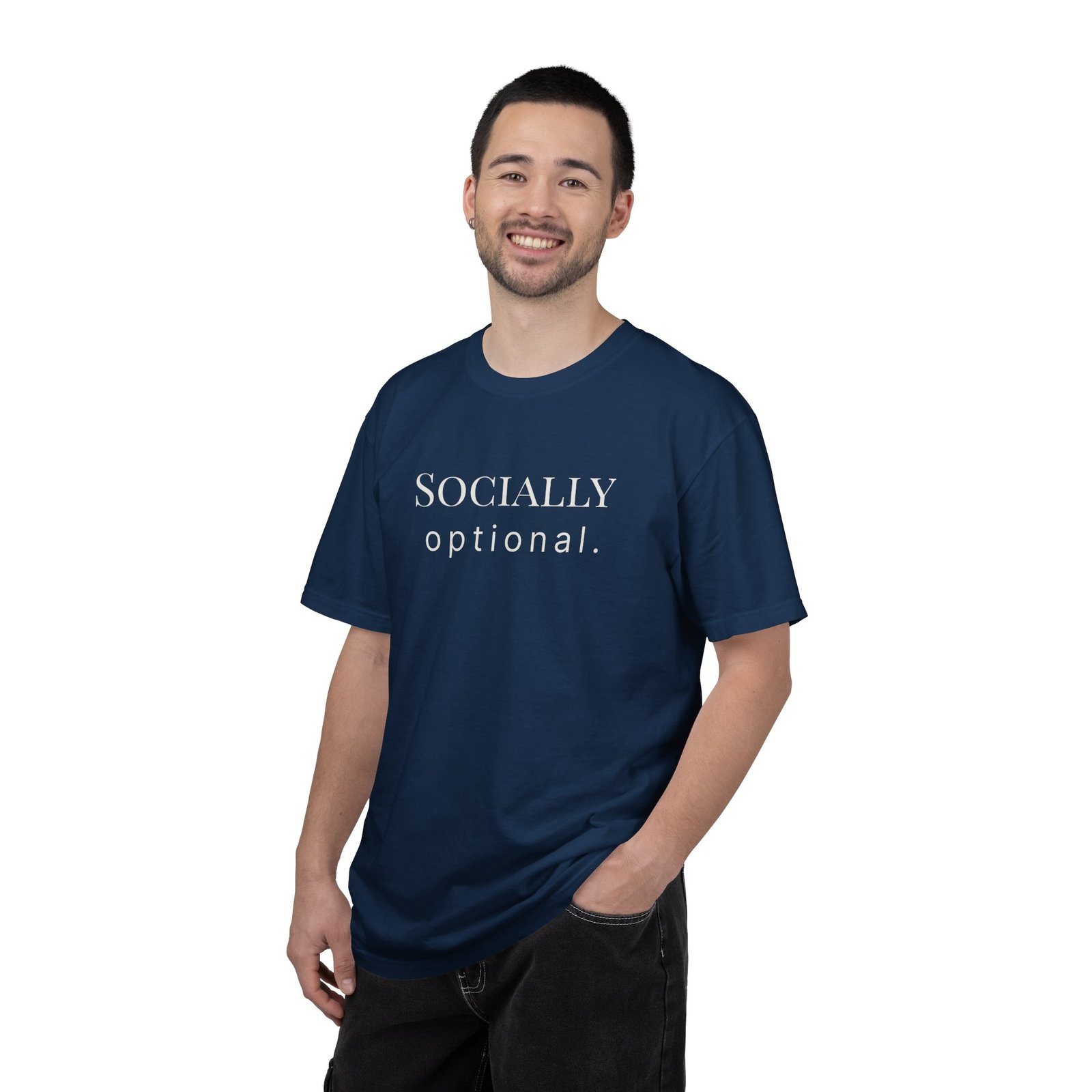 socially optional. t shirt socially optional. t shirt