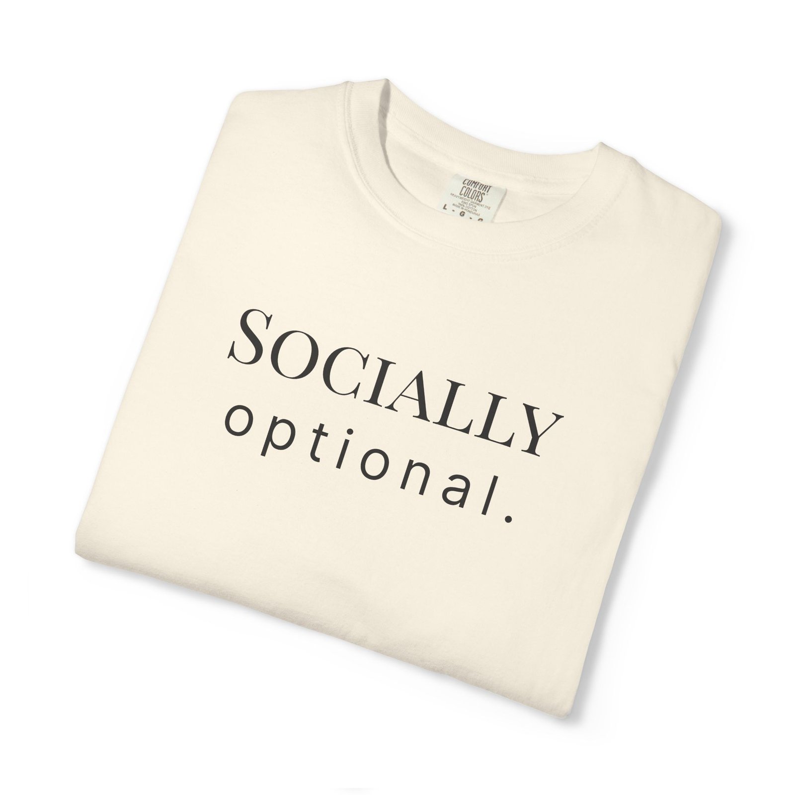 socially optional. t shirt socially optional. t shirt