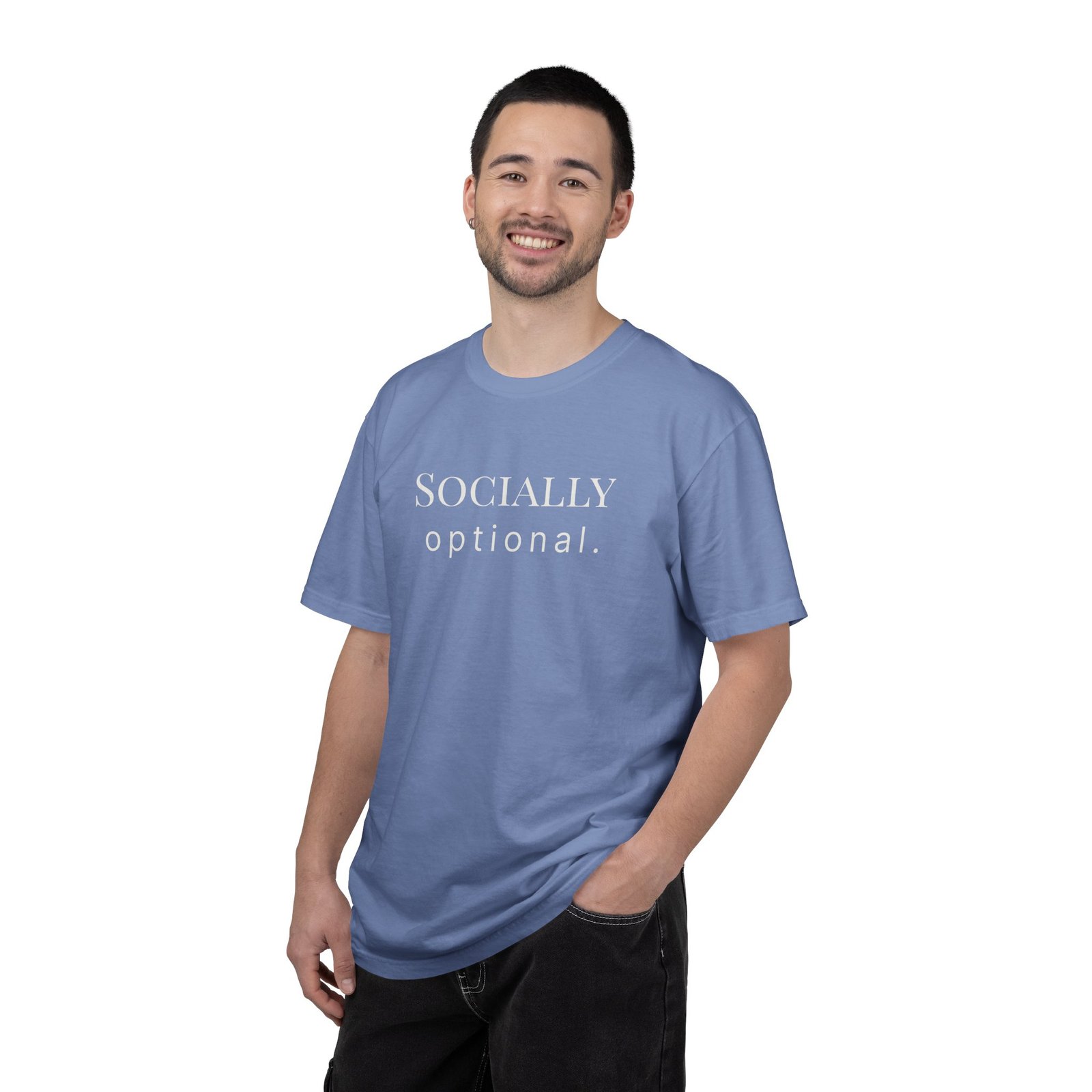 socially optional. t shirt socially optional. t shirt