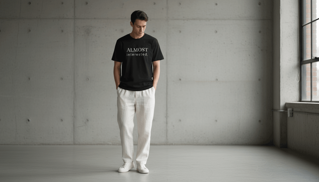 Home firefly gemini flash minimal editorial fashion banner for a modern intellectual clothing brand. a calm, in 295909 (2)